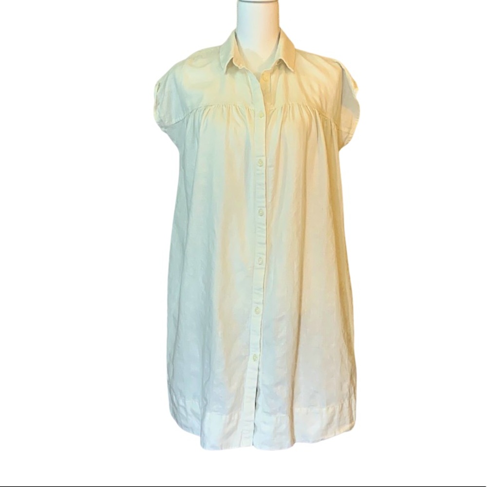 The Nines by Hatch off-white Hemp/cotton dress